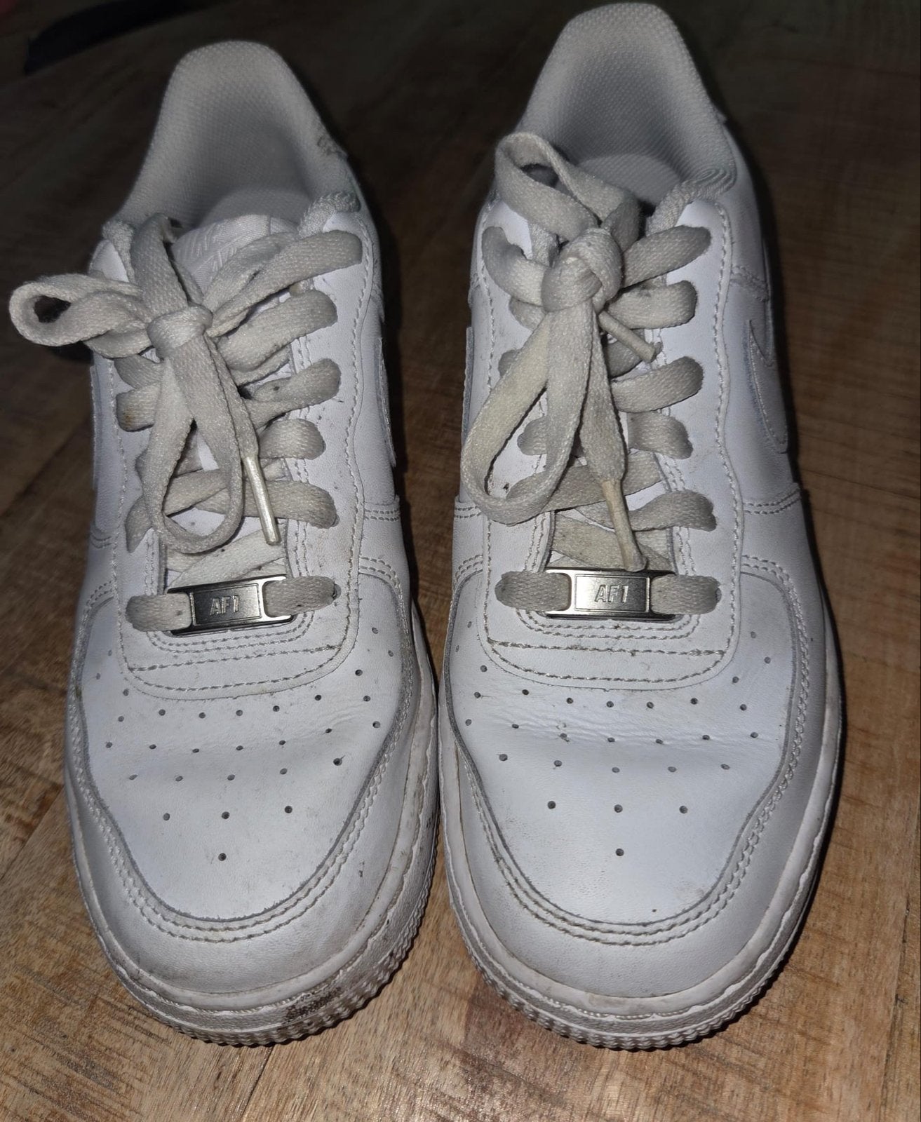 Nike Air Force 1 - Maat 38,5 - Weinig gedragen, Ophalen, Zo goed als nieuw, Wit, Sneakers of Gympen