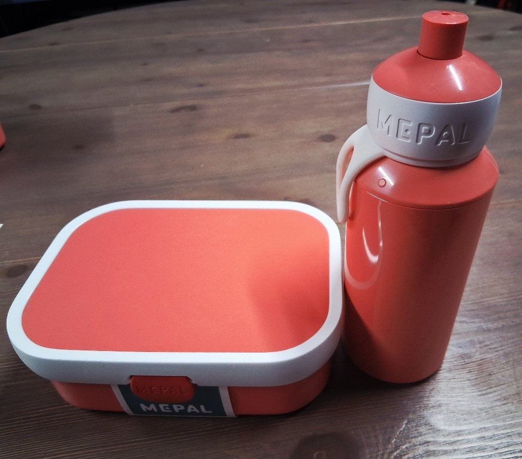 Mepal Lunch set koraal, Huis en Inrichting, Overige typen, Kunststof, Nieuw, Ophalen of Verzenden