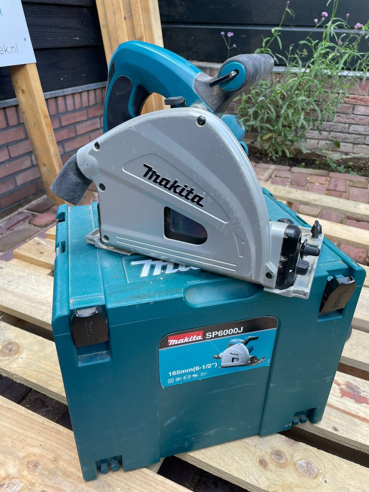 Makita invalzaag, Ophalen, Gebruikt, Invalzaag, 30 tot 70 mm