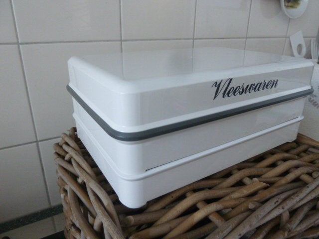 Copia Kaas doos en Vleeswarendozen., Bewaardoos, Wit, Met deksel, Ophalen of Verzenden
