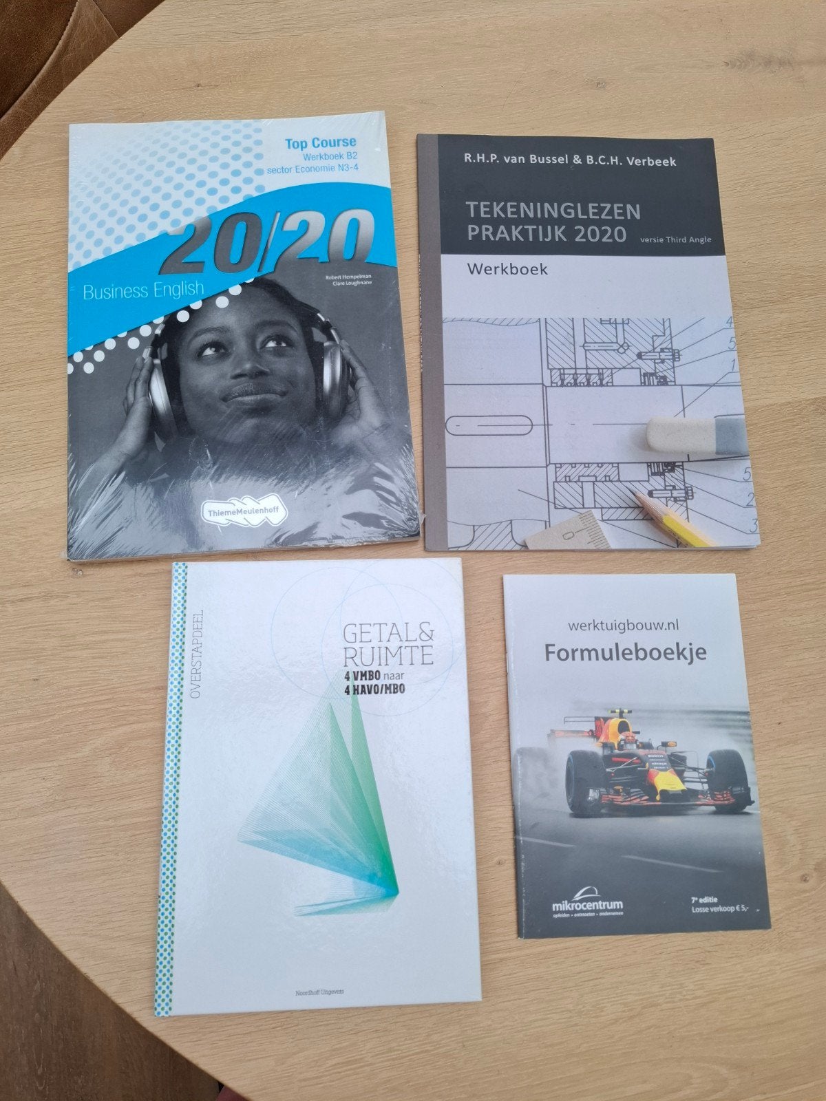 Diverse school/werkboeken t.e.a.b., Ophalen of Verzenden, Zo goed als nieuw, MBO, R.H.P. van Bussel & B.C.H. Verbeek