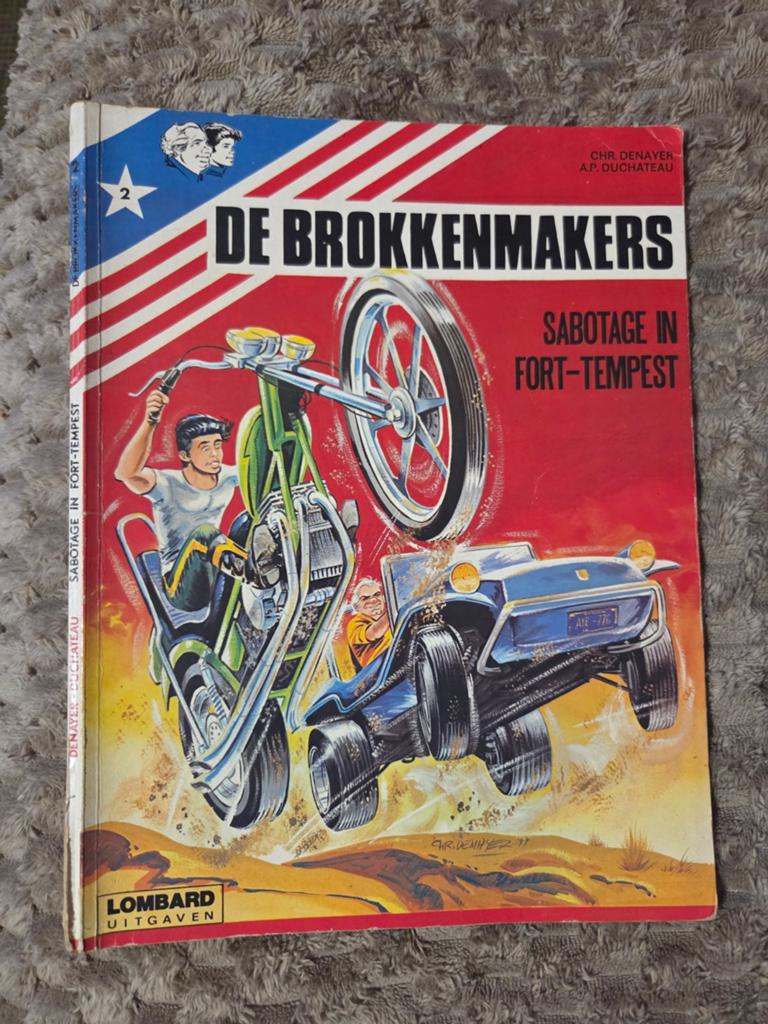 De Brokkenmakers - Sabotage in Fort-Tempest (Lombard), Boeken, Stripboeken, Eén stripboek, Ophalen of Verzenden, Gelezen, Denayer & Duchâteau