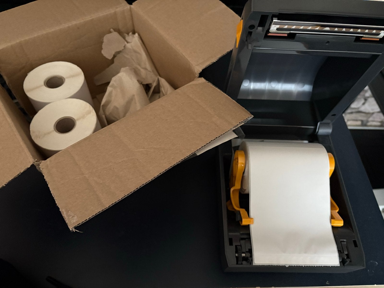 Zebra ZD220d Direct Thermal Labelprinter USB, Computers en Software, Zwart-en-wit printen, Printer, Ophalen of Verzenden, Zo goed als nieuw