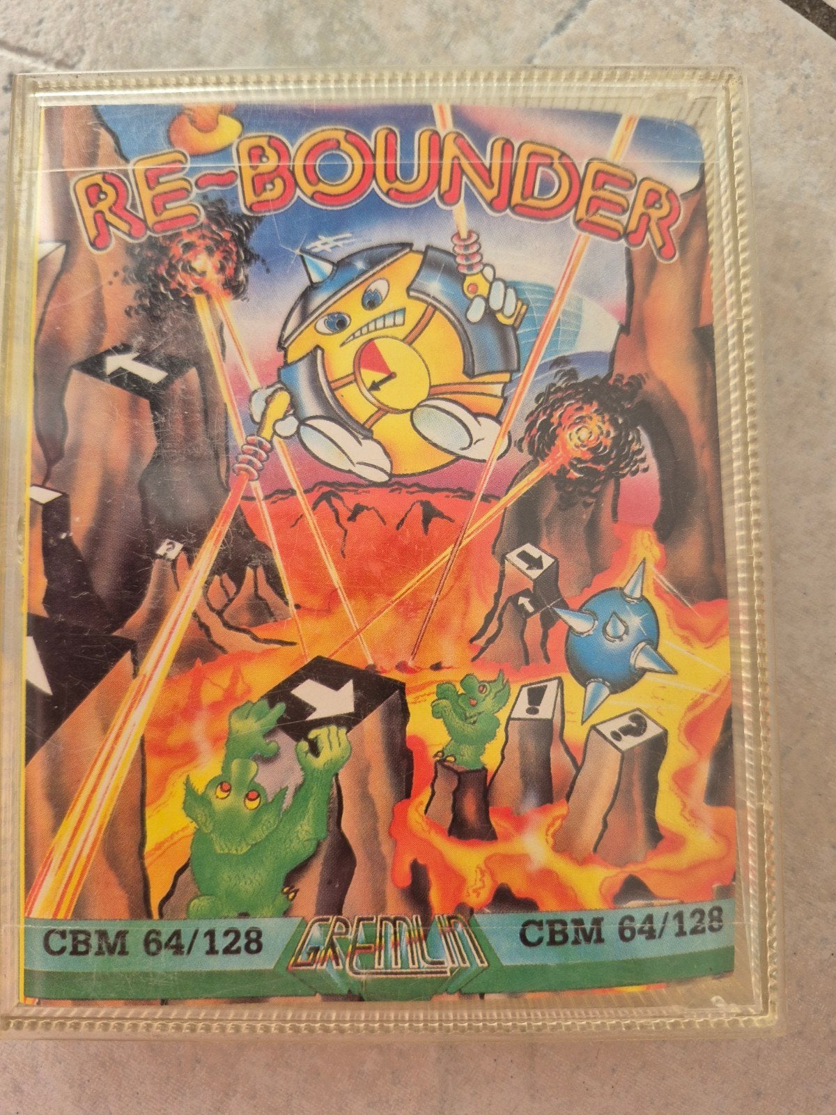 Re-Bounder CBM 64/128 - Klassiek Gremlin Computerspel, Ophalen of Verzenden
