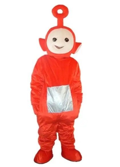 Po Teletubbies mascotte te huur, Ophalen, Zo goed als nieuw, Verjaardag