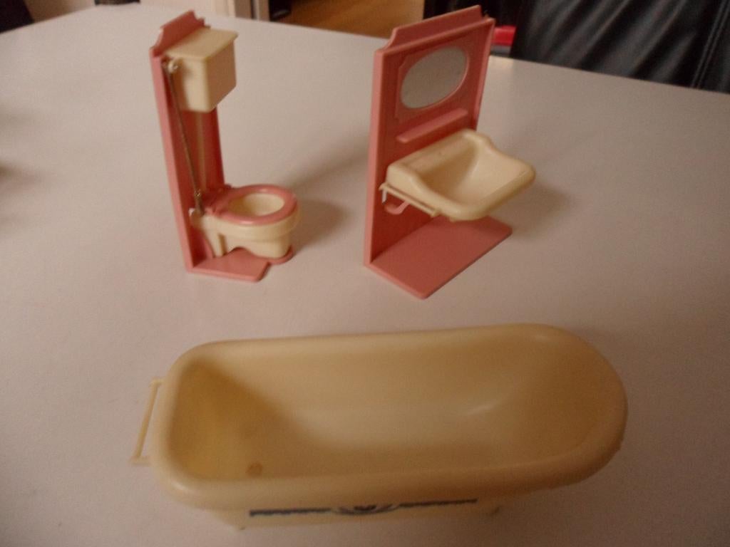 poppenhuismeubels vintage, Ophalen of Verzenden, Gebruikt, Poppenhuis