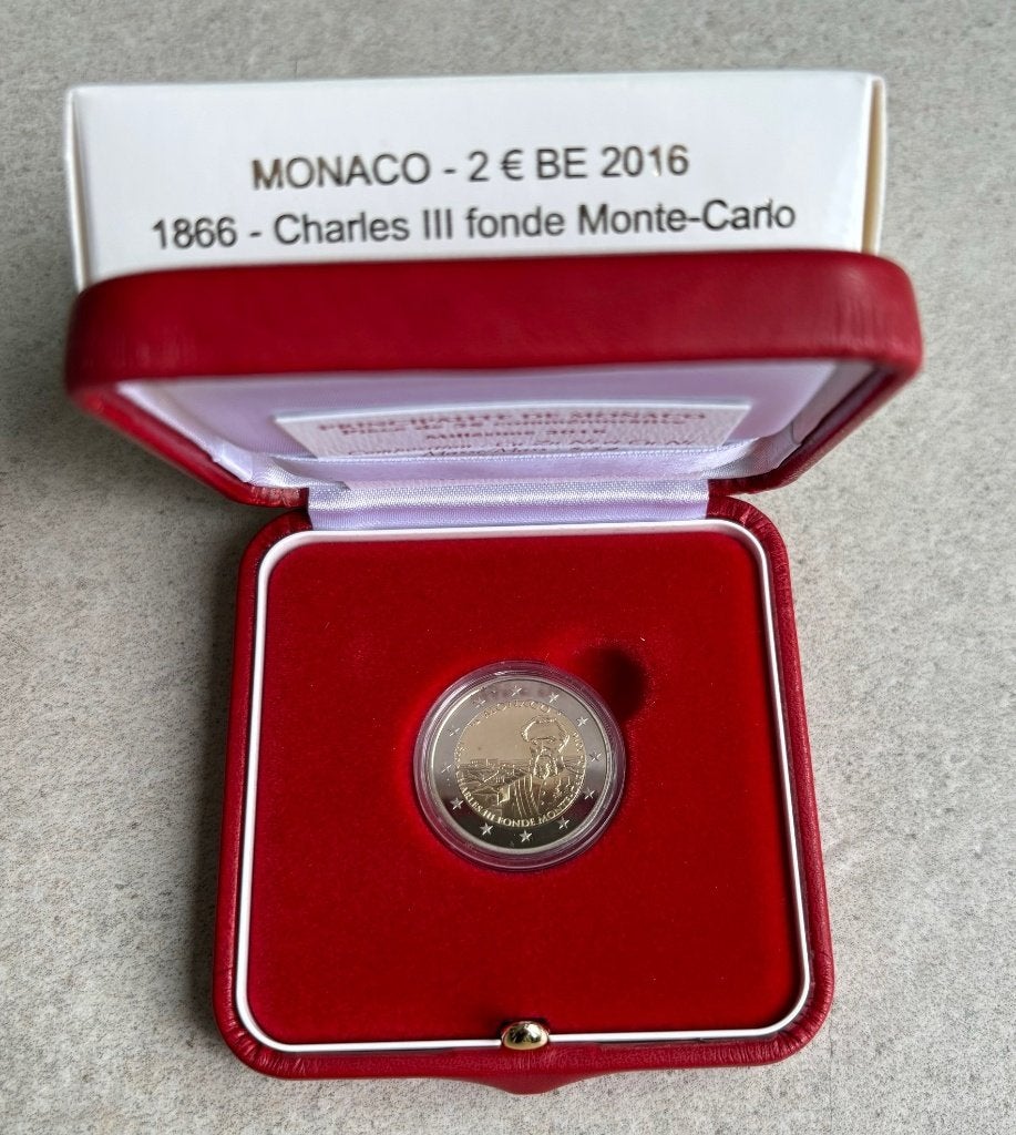 Monaco 2 euro 2016, Postzegels en Munten, Ophalen of Verzenden, Overige landen, 2 euro