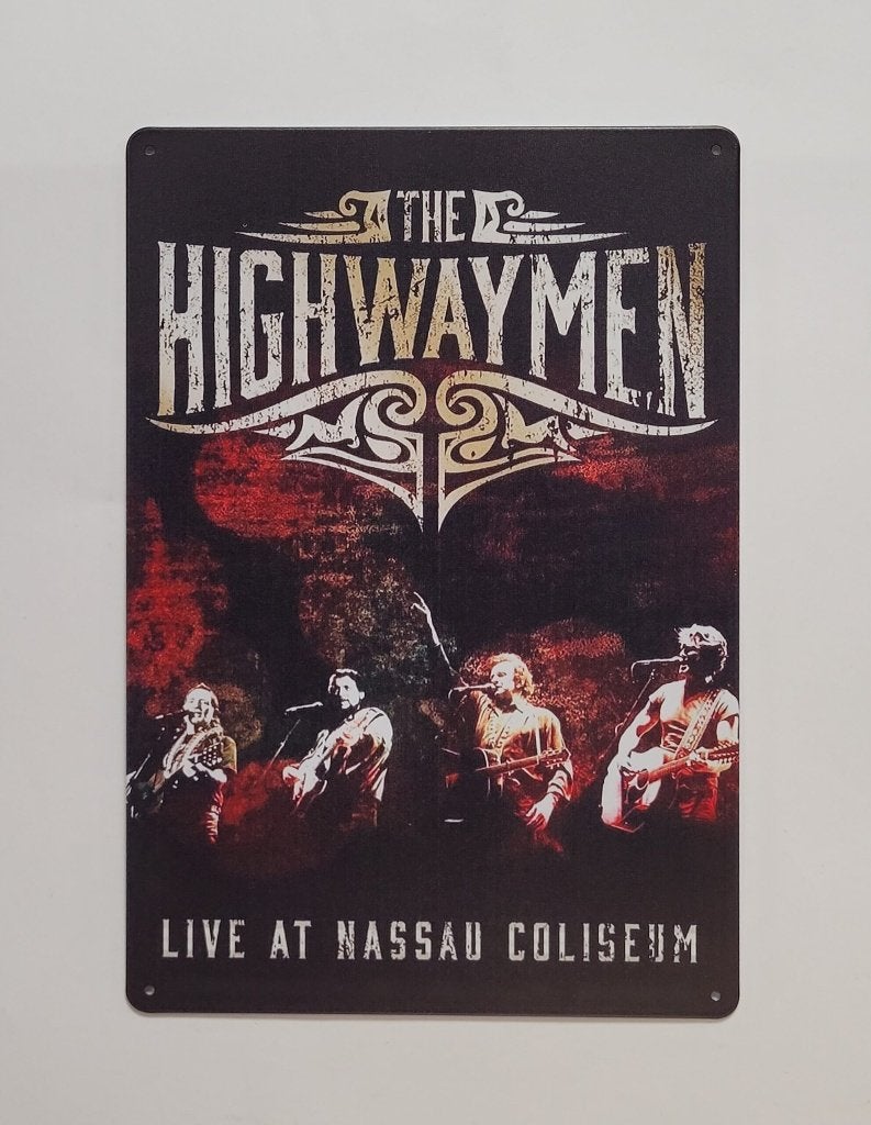 The Highwaymen Nassau Coliseum reclamebord van metaal deco, Info@deconoord.nl, Deco Noord, Nieuw, Ophalen of Verzenden