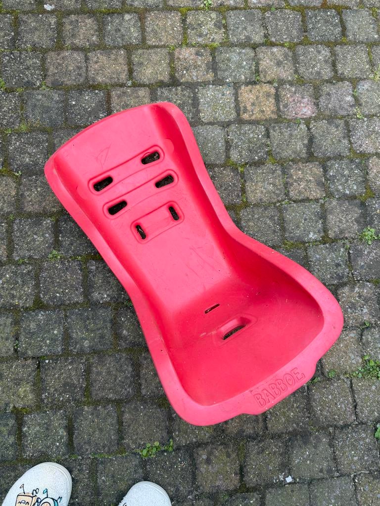 Babboe bakfiets zitje rood, Ophalen, Gebruikt, Voorzitje