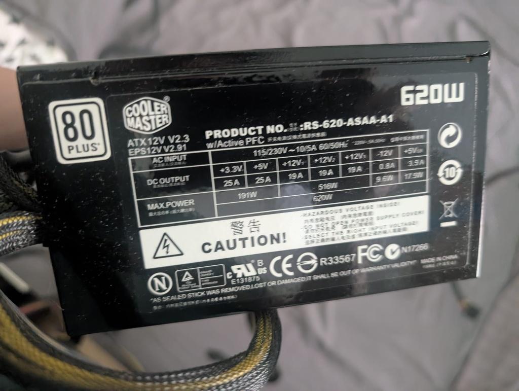 Cooler Master Real Power M620, Ophalen of Verzenden, Gebruikt