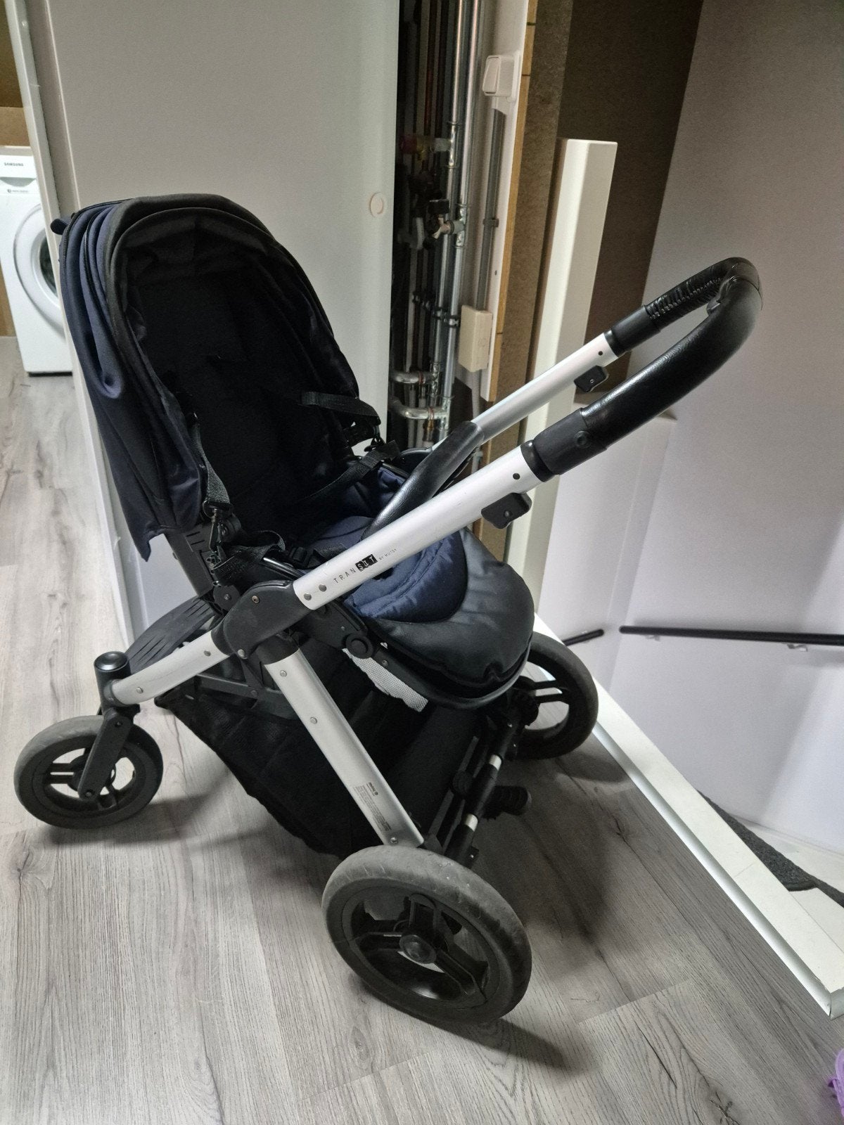 Kinderwagen, Zo goed als nieuw, Verstelbare duwstang, Ophalen, Kinderwagen