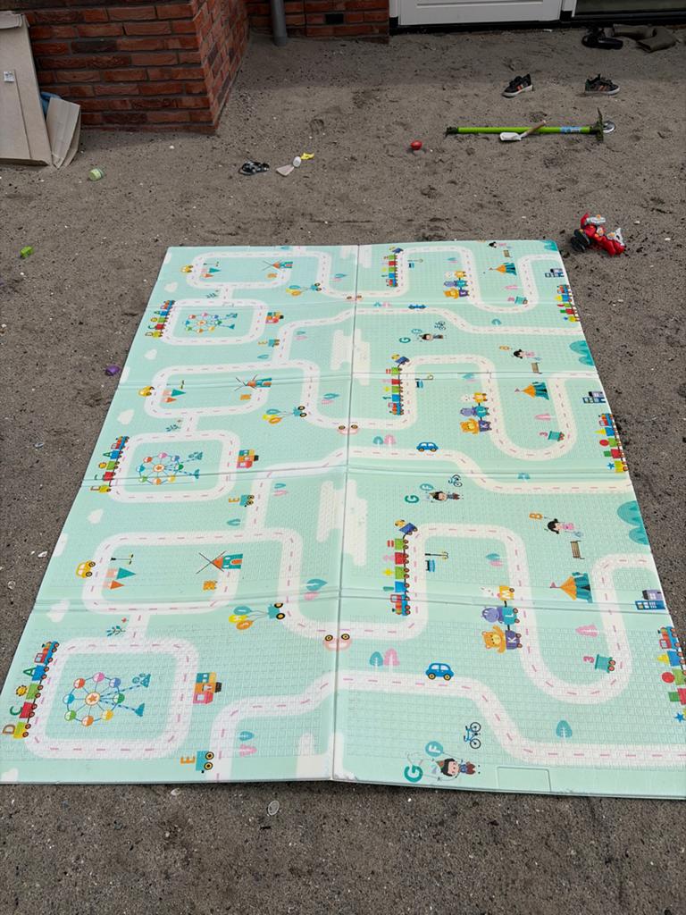 Dubbelzijdige speelmat voor kinderen, Ophalen, Gebruikt