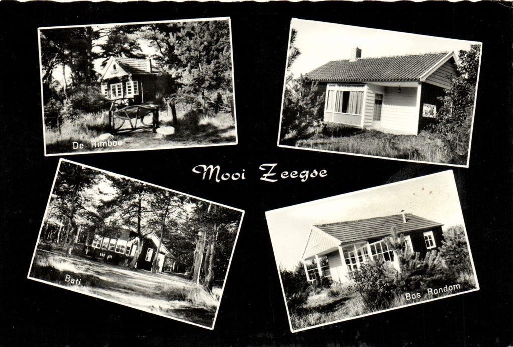 Mooi Zeegse - 4 afb - Paviljoen Duinoord - 1964 gelopen, Ophalen of Verzenden, 1960 tot 1980, Gelopen, Drenthe