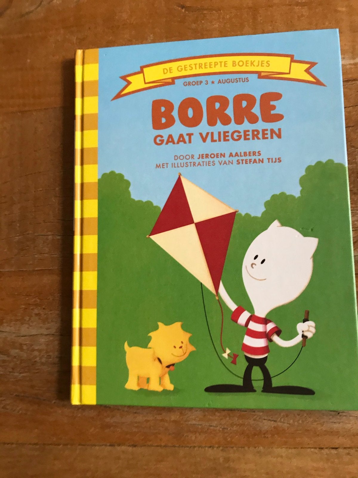 Boek Borre gaat vliegeren, groep 3, Ophalen of Verzenden, Zo goed als nieuw, Jongen of Meisje, Fictie algemeen