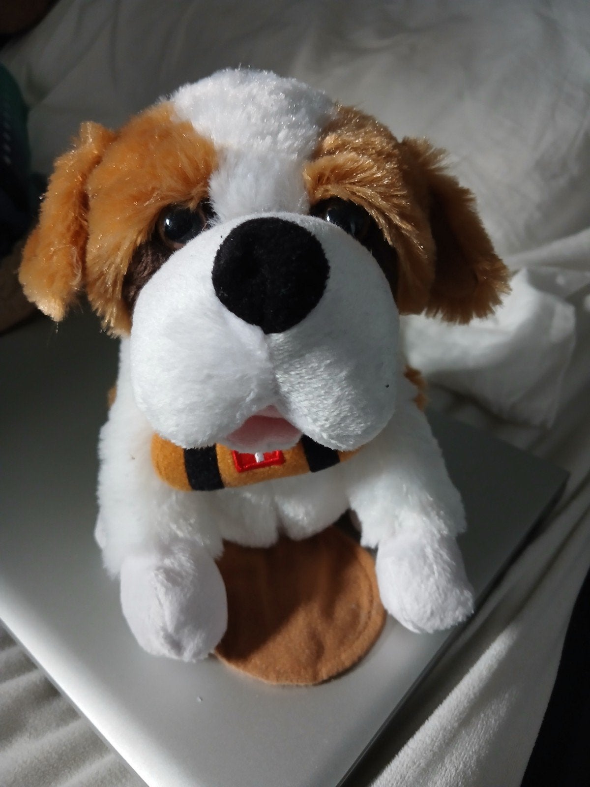 Schattige interactieve Sint Bernard knuffel met geluid, Ophalen, Overige merken, Overige karakters, Hond