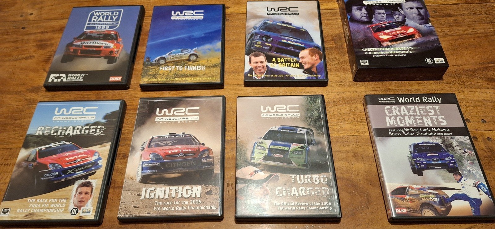 WRC World Rally Championship DVD Collectie, Alle leeftijden, Engels, Ophalen of Verzenden, Inclusief doosje