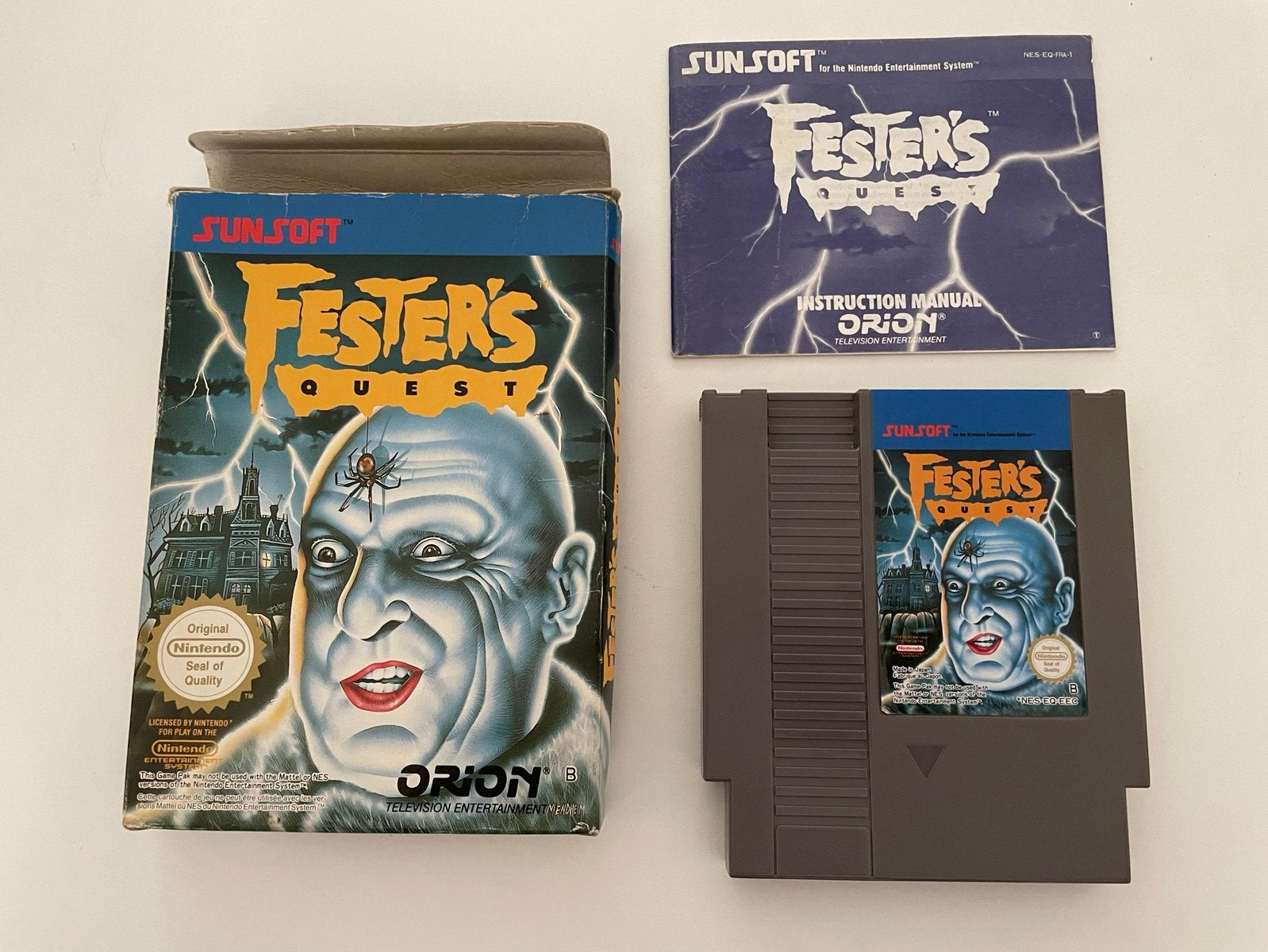 Fester’s Quest Nintendo NES CIB compleet FAH, 1 speler, Ophalen of Verzenden, Zo goed als nieuw, Vanaf 7 jaar