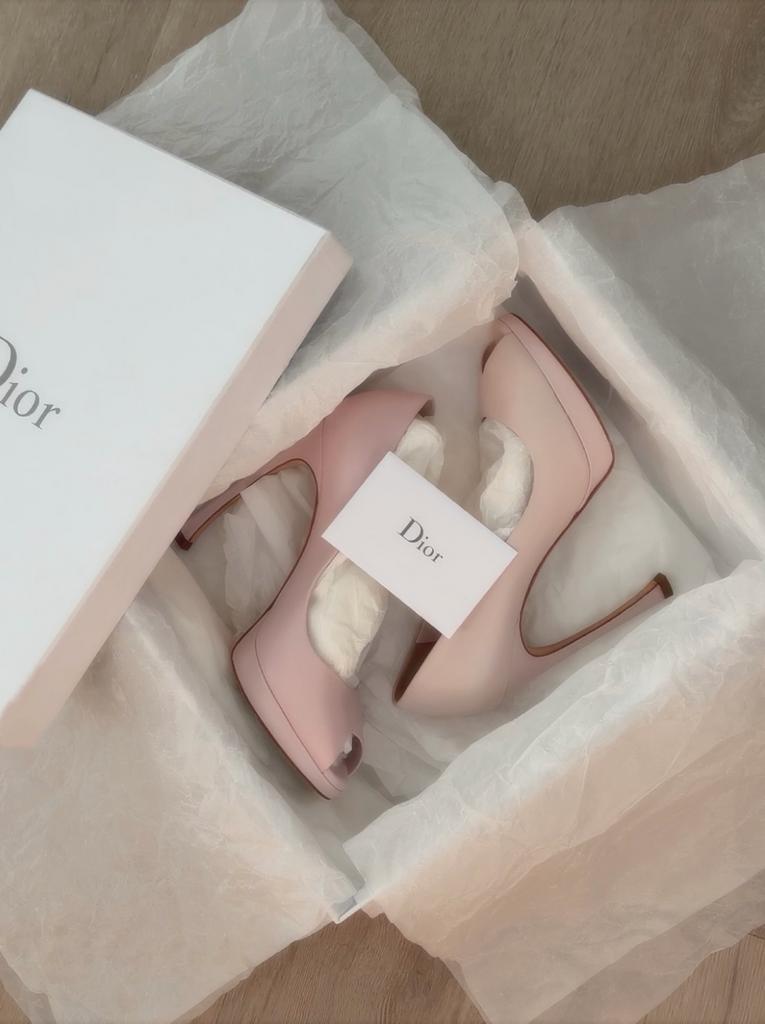 Diorella Peep Toe Pumps - Roze, Ophalen of Verzenden, Zo goed als nieuw, Roze, Pumps