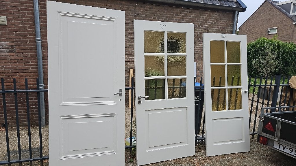 Paneeldeuren gratis af te halen, Ophalen, Gebruikt, Binnendeur, 200 tot 215 cm