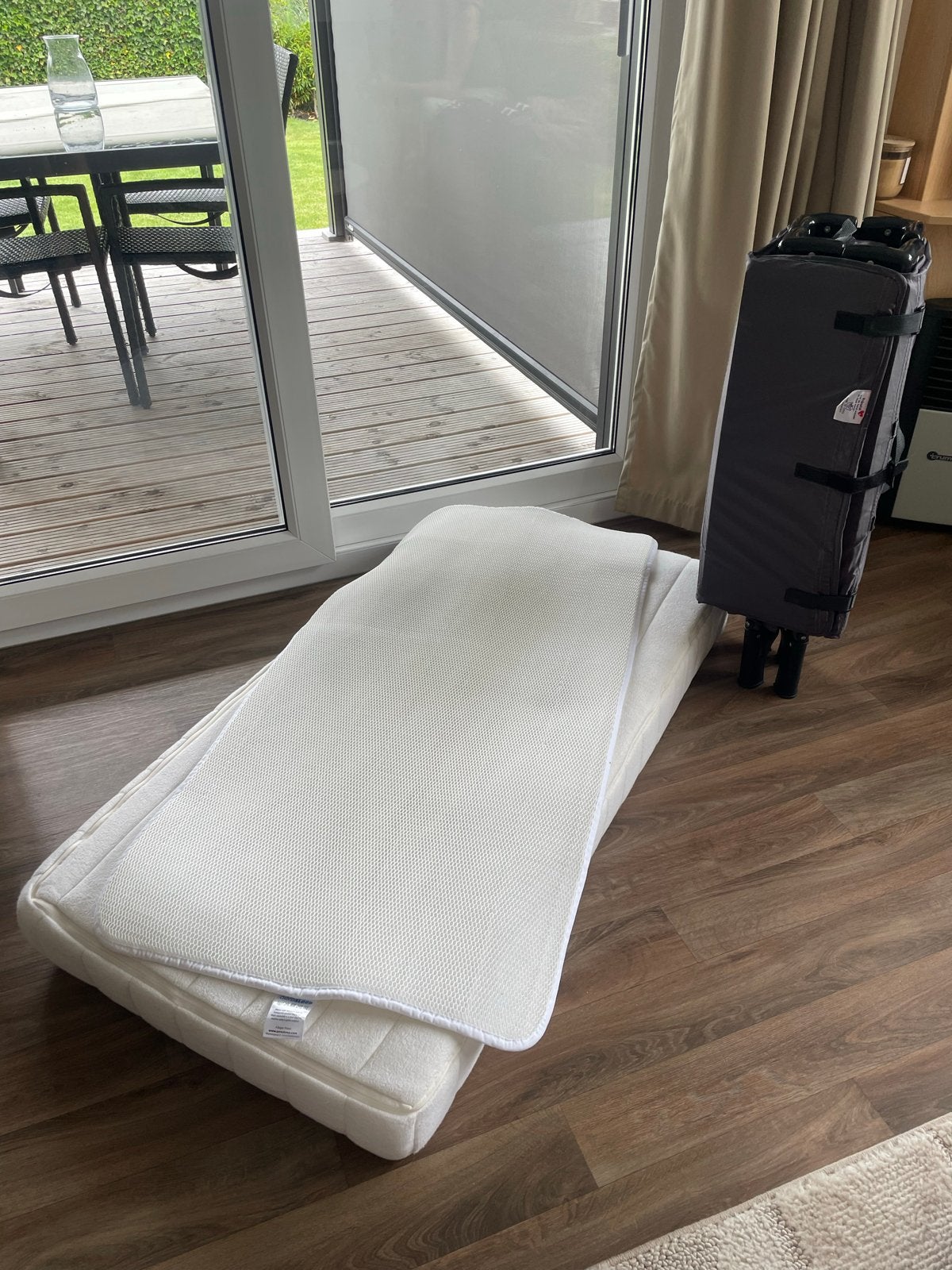 Prénatal Campingbed met matras en Aerosleep topper, Ophalen, Zo goed als nieuw, Reisbedje