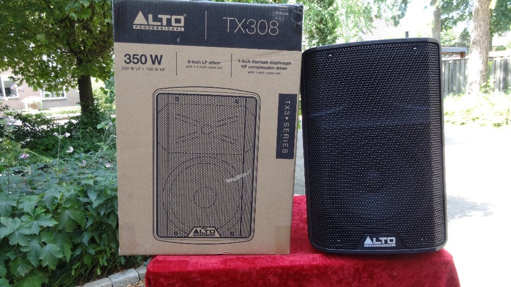 Alto TX308 actieve luidspreker 350watt, Audio, Tv en Foto, Ophalen, Gebruikt, Audio