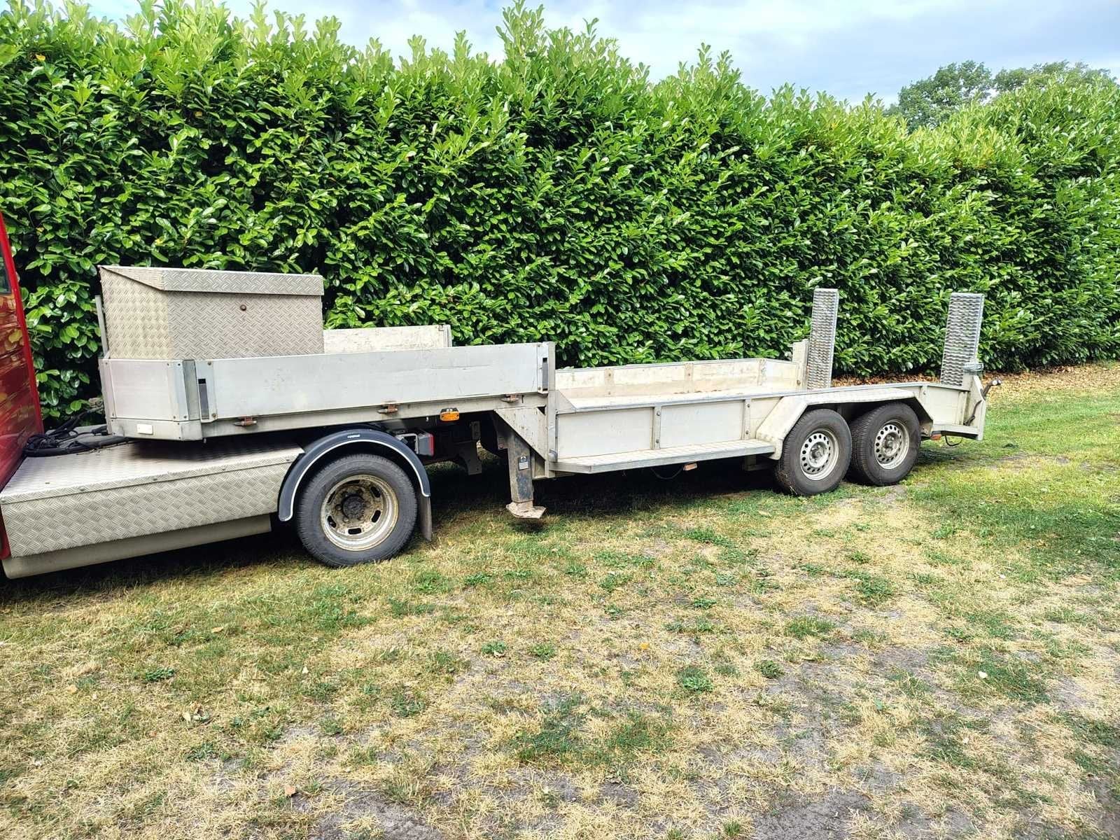 Titan Jelsum DL35 2002 BE-oplegger semidieplader 5.500 kg me, Auto's, Overige brandstoffen, Origineel Nederlands, Bedrijf, Aanhangers en Opleggers