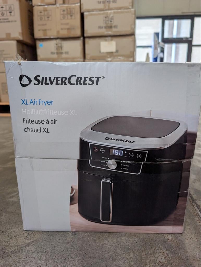 SilverCrest XL Airfryer - Nieuw in doos, Ophalen of Verzenden, Nieuw, Airfryer XL, 1000 t/m 1499 gram