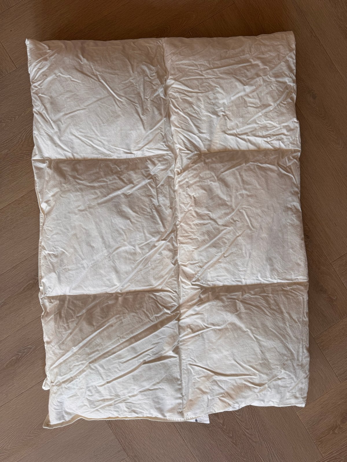 IKEA FJÄLLARNIKA 1 p Dekbed veren en dons: zo goed als nieuw, Ophalen, Eenpersoons, Wit, IKEA