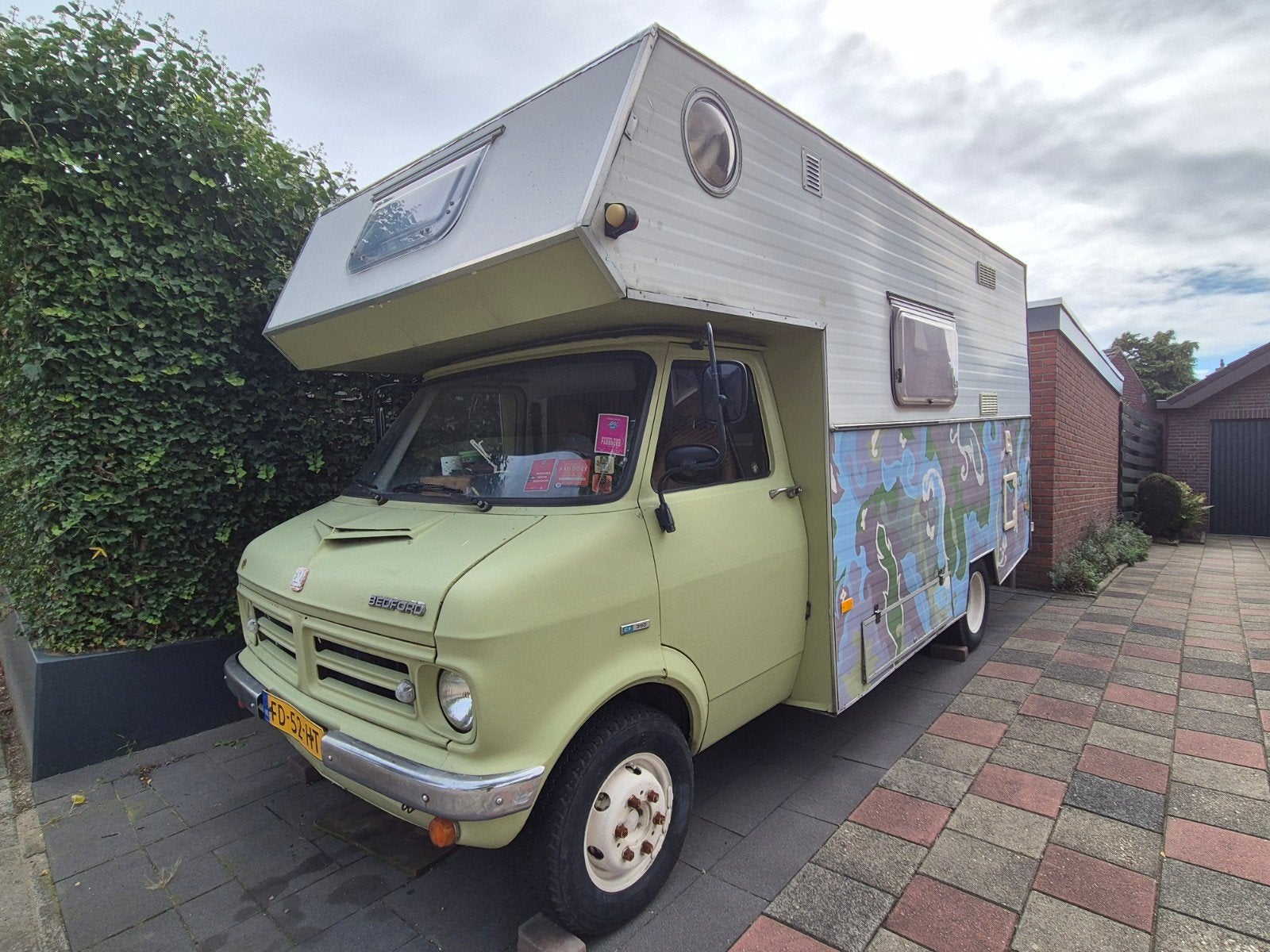 Bedford CF350 camper – 1977 – geen belasting!, Ophalen