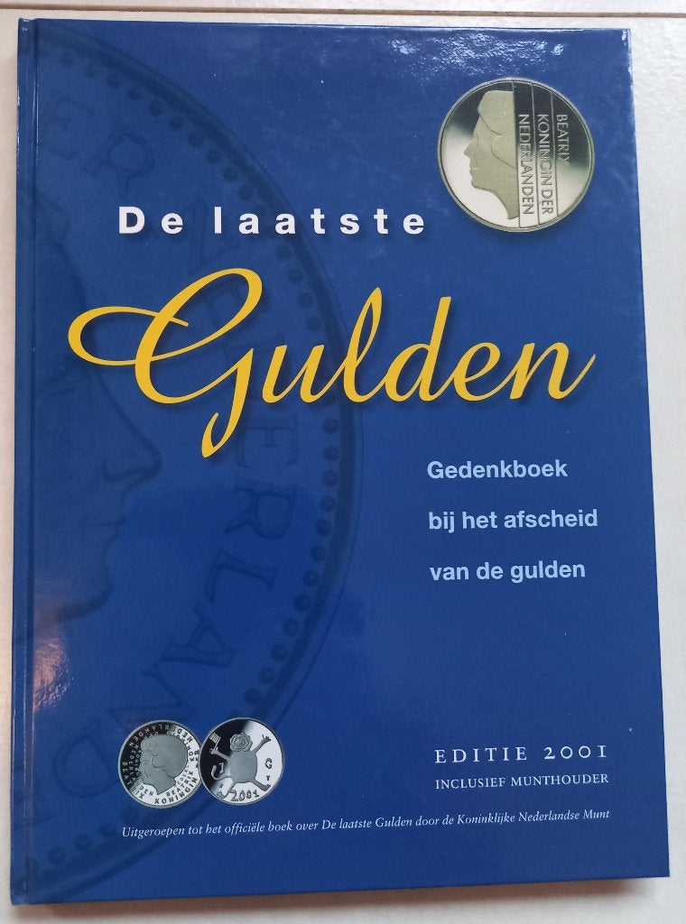 De laatste gulden gedenkboekje, Postzegels en Munten, Munten | Nederland, Ophalen of Verzenden, Koningin Beatrix, 1 gulden