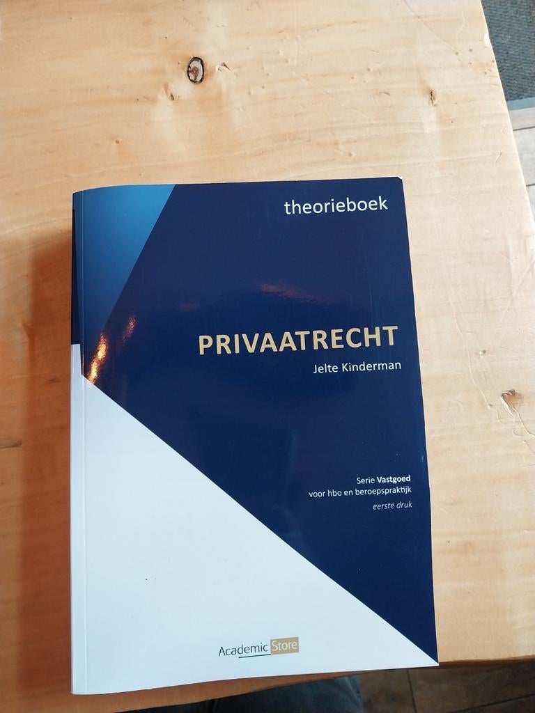 SVM NIVO Privaatrecht theorieboek - Jelte Kinderman, Boeken, Nieuw, Gamma, Jelte Kinderman, HBO