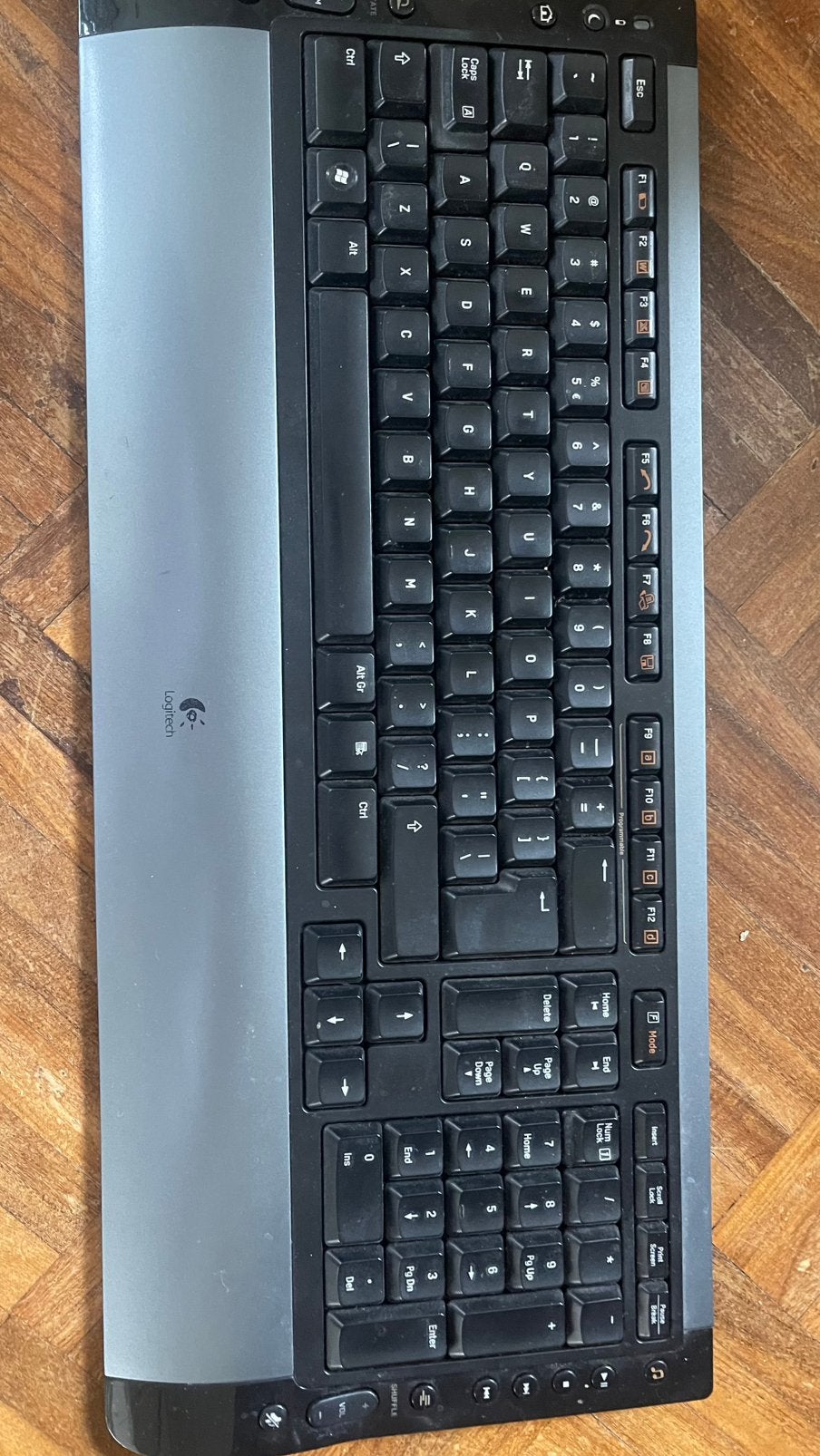 Logitech S510 Draadloos Toetsenbord -, Ophalen of Verzenden