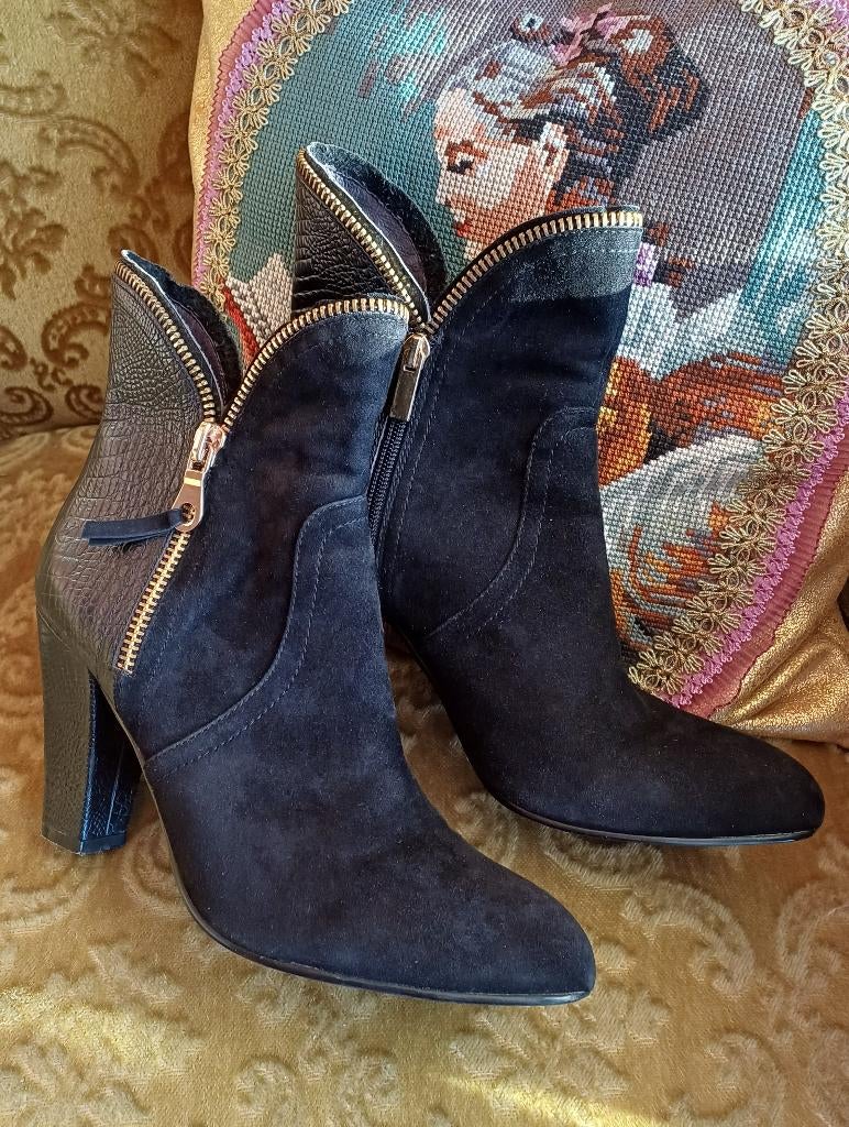 Bronx schoenen/laarzen/enkellaarsjes, zwart, maat 40, Bronx, Verzenden, Zwart, Lage of Enkellaarzen