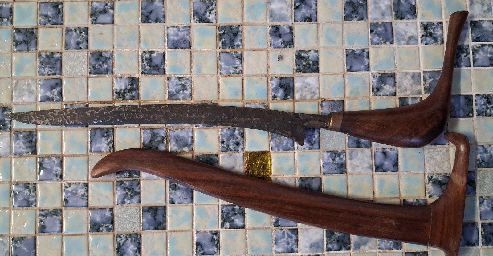 Antiek Keris dolk met houten schede, Ophalen of Verzenden