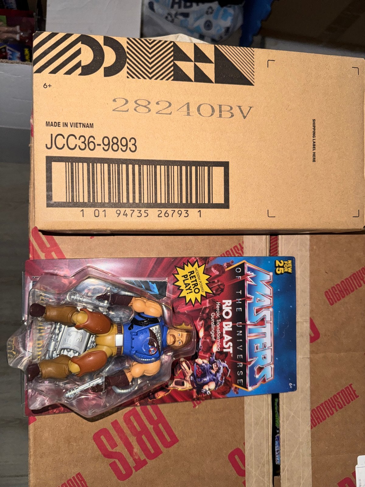 Masters of the Universe Rio Blast actiefiguur - Nieuw in doo, Ophalen of Verzenden, Nieuw