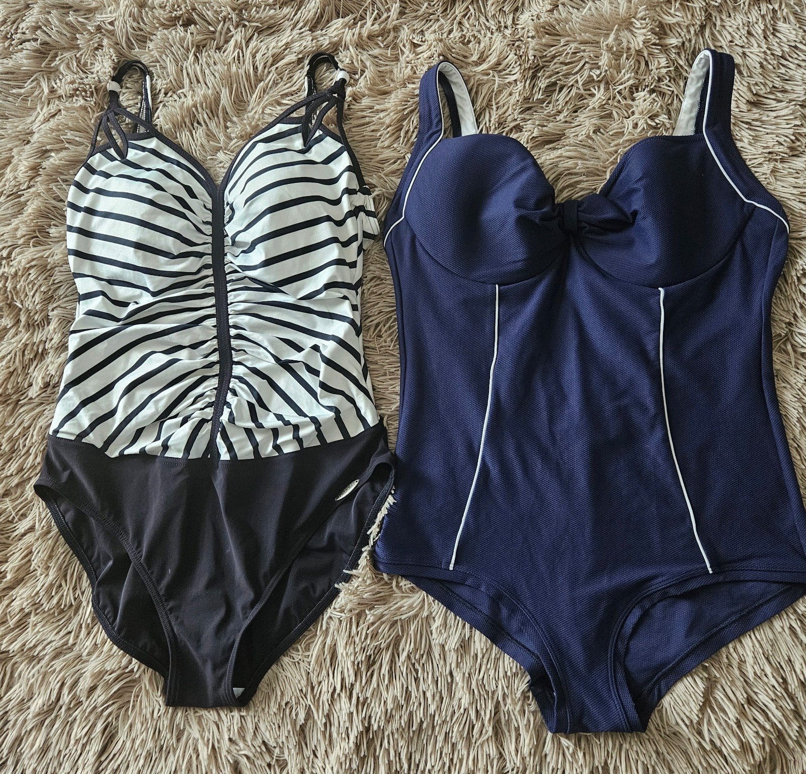 1 of 2x mooie zwempaklen te koop, maat 40, Ophalen, Zo goed als nieuw, Wit, Badpak
