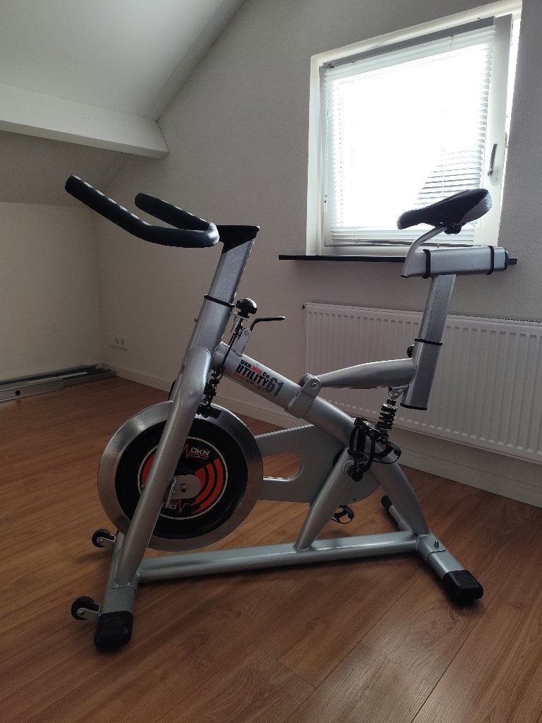 Spinning bike DKN, Ophalen, Gebruikt, Metaal, Spinningfiets