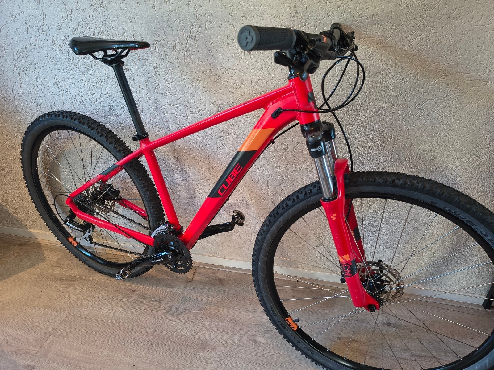Cube Aim Race 29 inch mtb Shimano schijfrem maat 17 inch, Hardtail, Heren, Zo goed als nieuw, Schijfrem