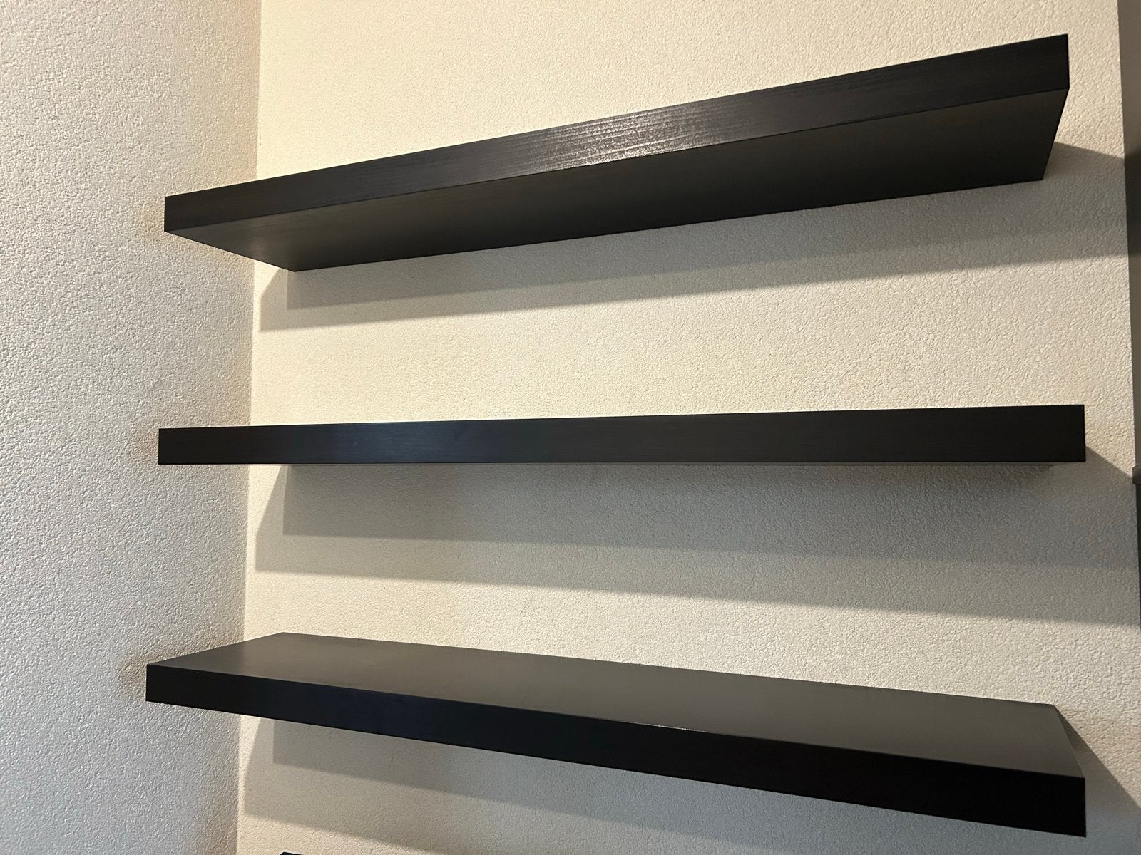 3x IKEA LACK wandplank 110 cm zwartbruin, Huis en Inrichting, Ophalen, Gebruikt