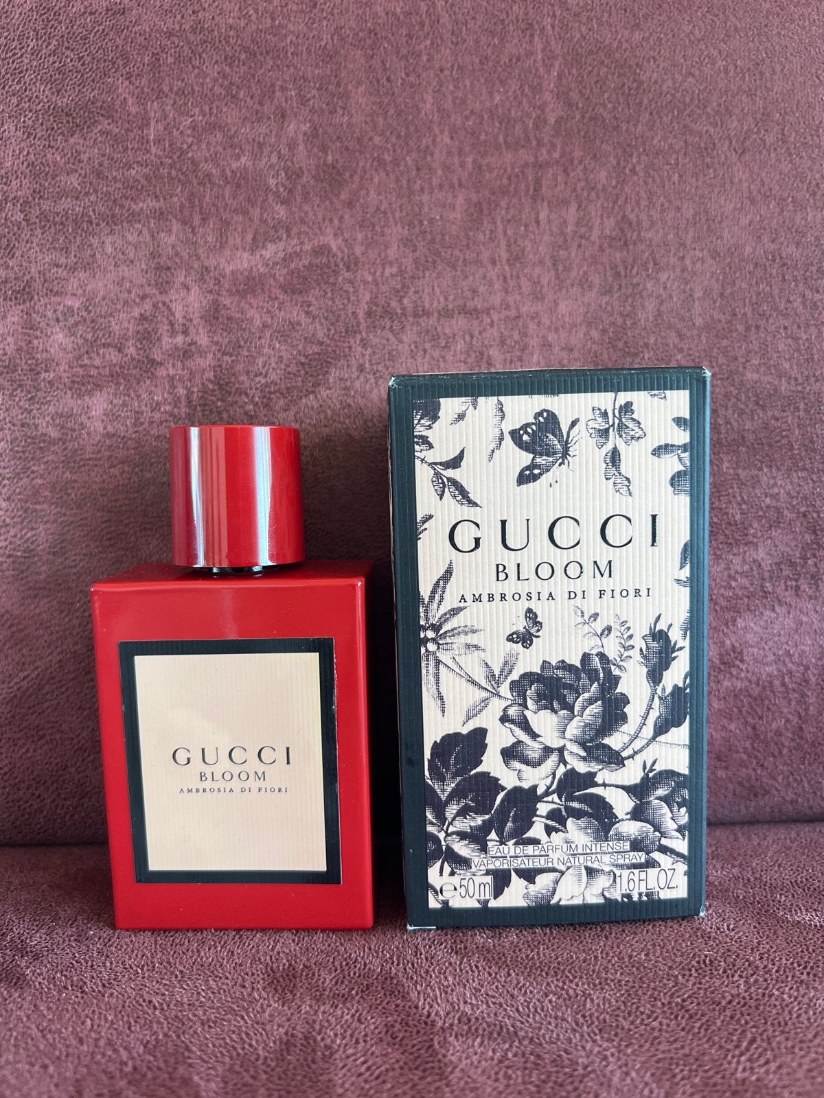 Gucci Bloom Ambrosia di Fiori Eau de Parfum 50ml, Ophalen of Verzenden, Zo goed als nieuw