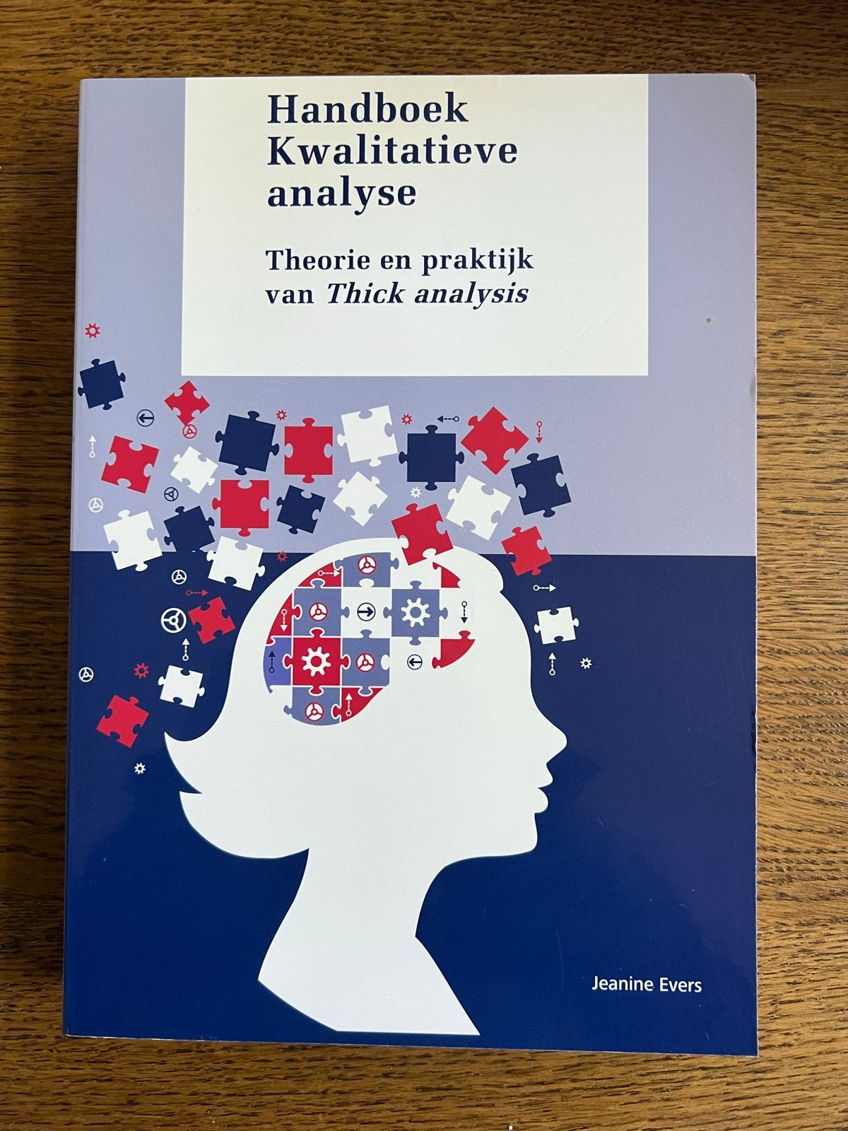 Handboek kwalitatieve analyse - Janine Evers (Pedagogiek), Ophalen of Verzenden, Gamma, Zo goed als nieuw, WO
