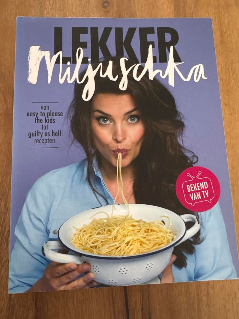 Lekker Miljuschka kookboek, Boeken, Ophalen of Verzenden, Zo goed als nieuw, Hoofdgerechten