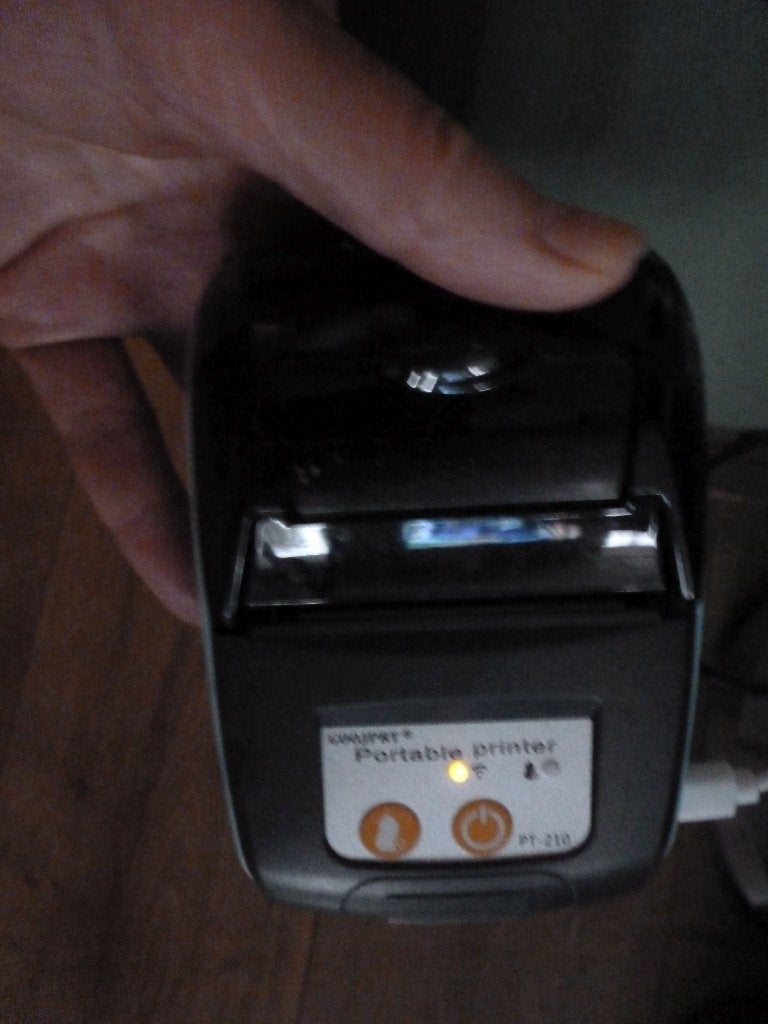 Printer THERMISCH portabel PT-210 GOOJPRT - GRATIS zend, Computers en Software, Zwart-en-wit printen, Gebruikt, Verzenden, Printer