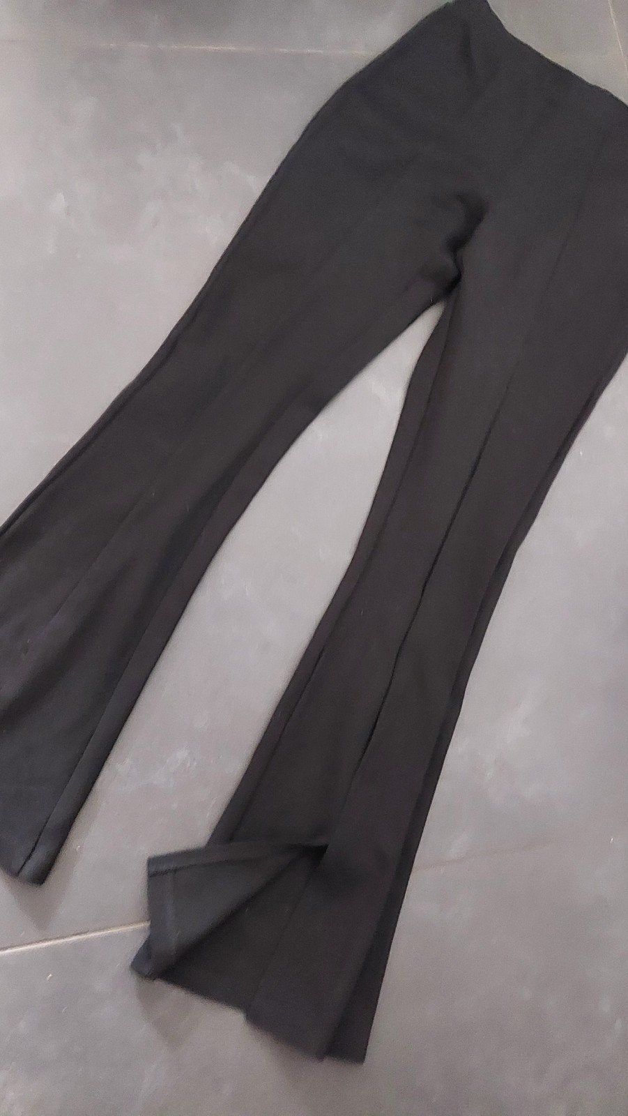 te koop hippie zwart wijde broek mt s, Kleding | Dames, Ophalen of Verzenden, Zo goed als nieuw, Zwart, Lang