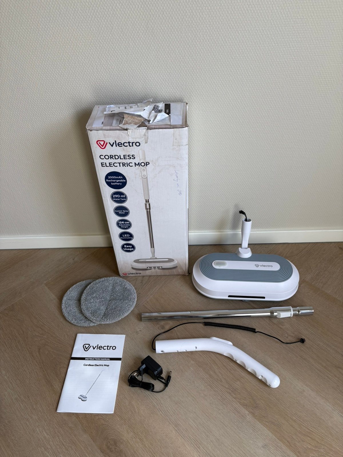 Roterende Elektrische Mop - Elektrische Dweil Zonder Kabel, !, !, Ophalen of Verzenden, Mop of Dweil