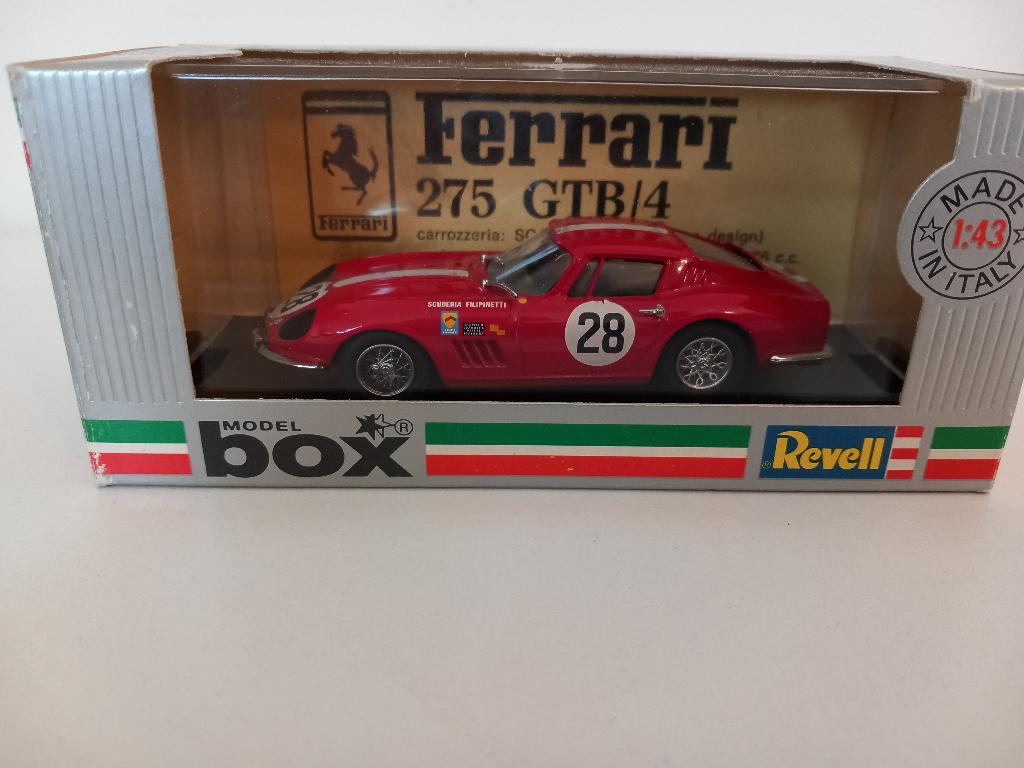 Revell/Box 1:43 Ferrari 275 GTB 4 Le Mans 67 8452, Hobby en Vrije tijd, Modelauto's | 1:43, Ophalen of Verzenden, Zo goed als nieuw