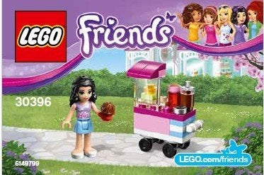 Lego Friends: Cupcake kraam 30396, Lego, Friends, Ophalen of Verzenden, Zo goed als nieuw