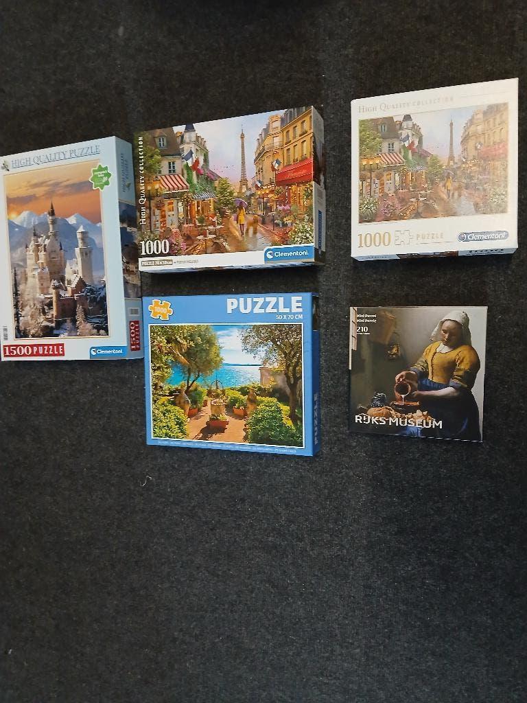puzzels te koop, Ophalen, 500 t/m 1500 stukjes, Zo goed als nieuw, Legpuzzel