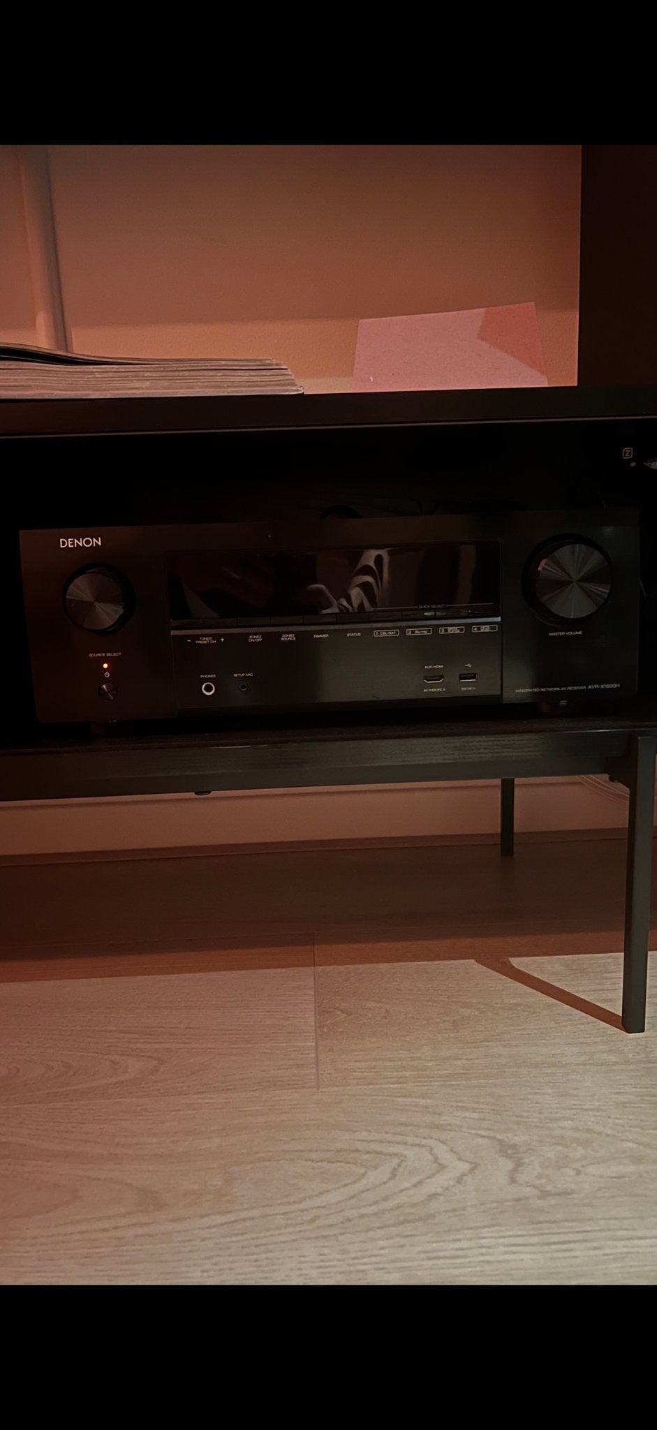 Denon AVR-X1600H AV-receiver - Zo goed als nieuw, Ophalen, Denon, Zo goed als nieuw, 60 tot 120 watt