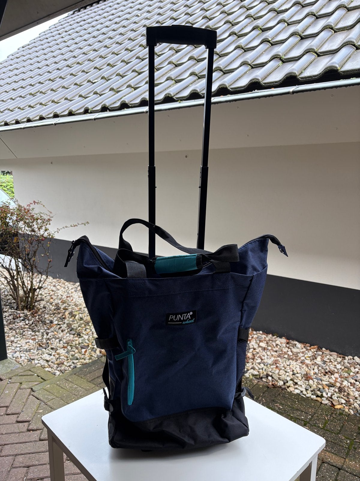 Punta wheel boodschappen trolley / handbagage op wieltjes, Ophalen, 20 tot 30 cm, Blauw, Minder dan 40 cm